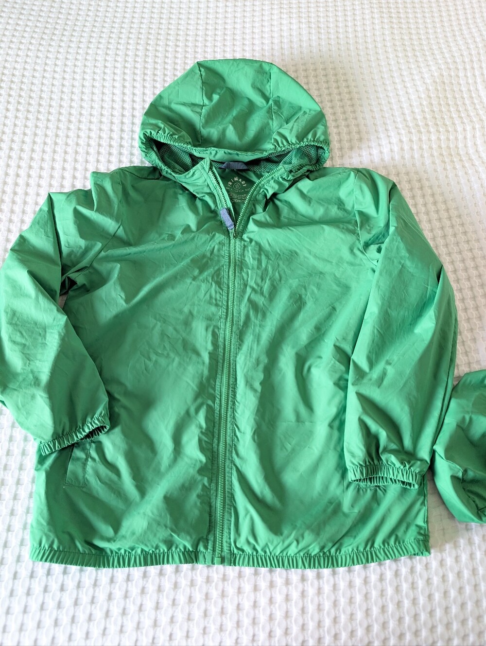 Primary Packable Windbreaker In Green Apple 🍏